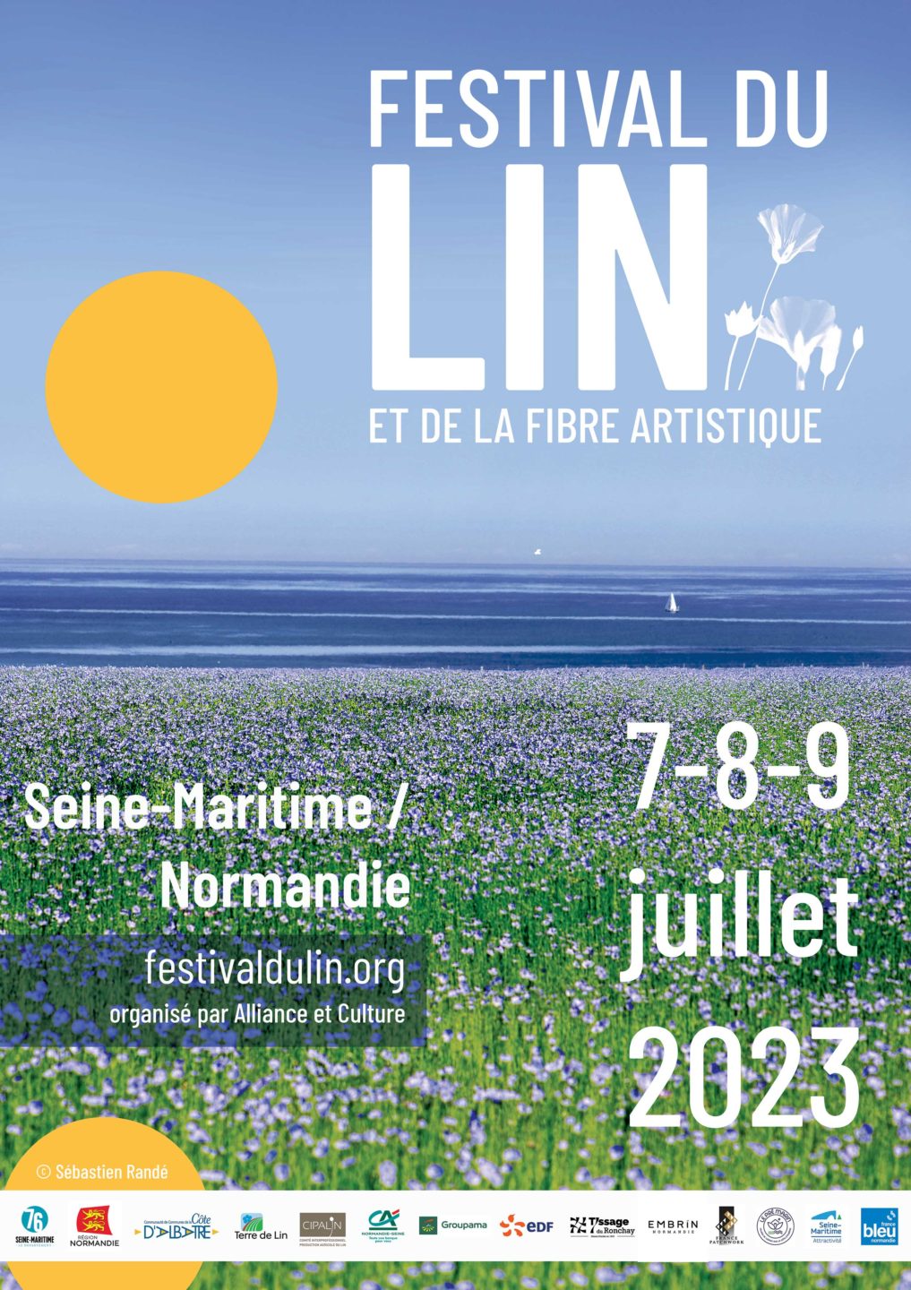 AFFICHE FESTIVAL A4 - Festival du lin - Quimper Brest