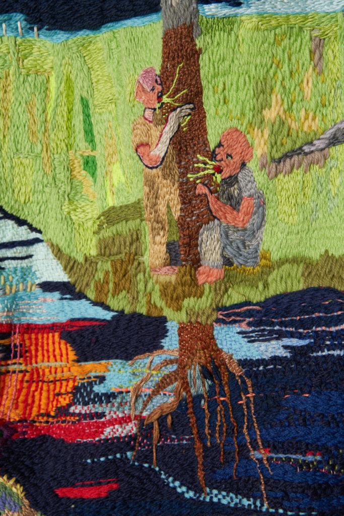 Symbiocene Blanket detail