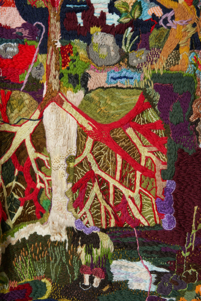 Symbiocene Blanket detail