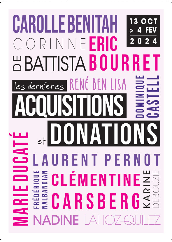 Recto - Acquisitions et Donations du Musée du Pavillon de Vendôme - Quimper Brest