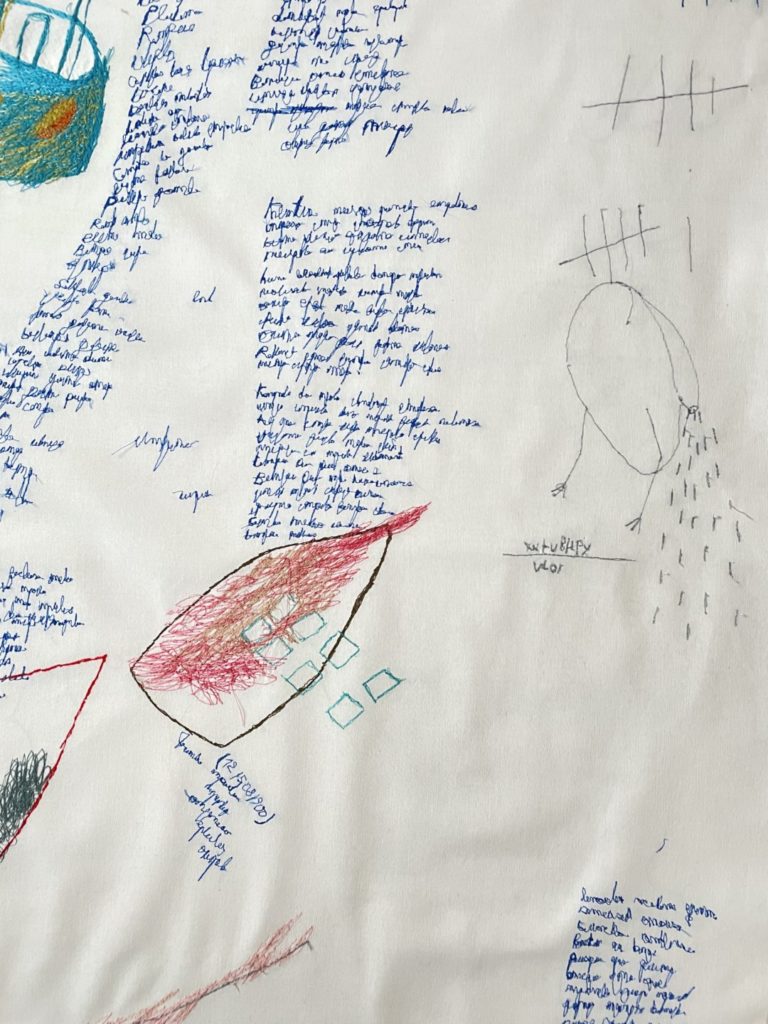 Détail Enchâsser la lettre, Heim4