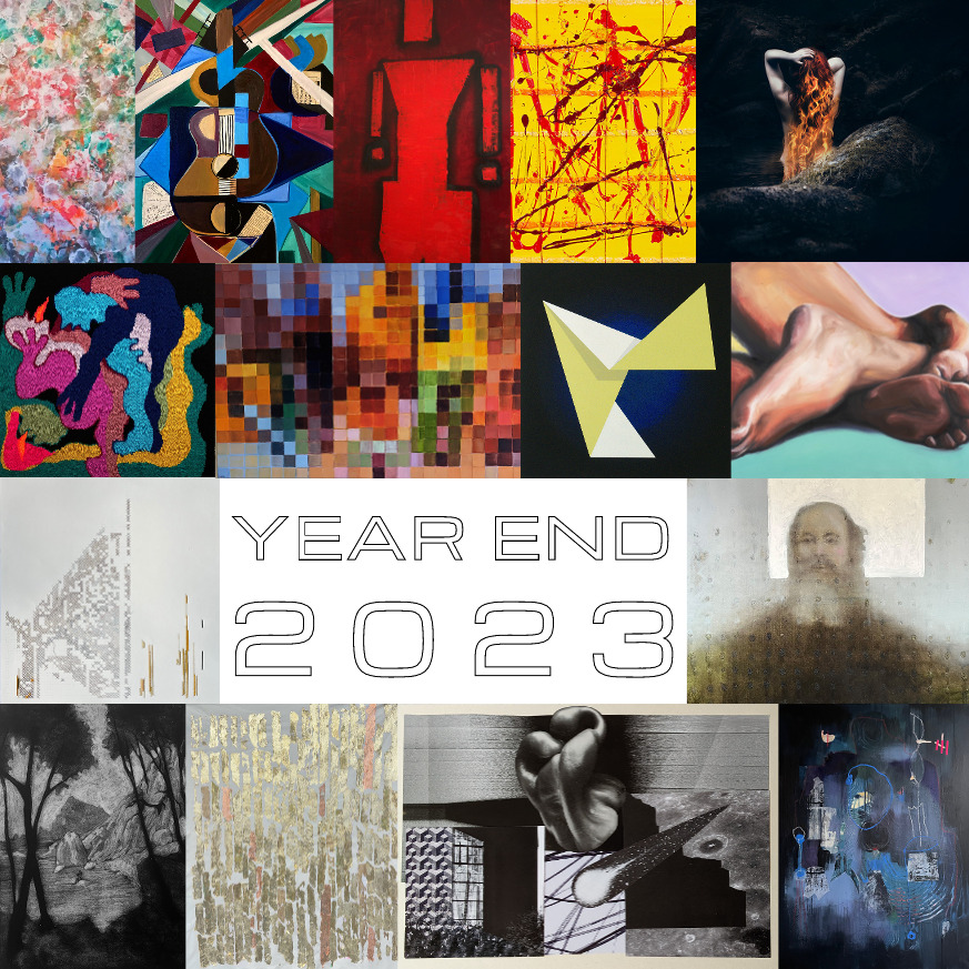YEAR END SHOW 2023 150 DPI FRONT - Exhibition: LiTE-HAUS Galerie Neukölln, Berlin, Germany - Quimper Brest