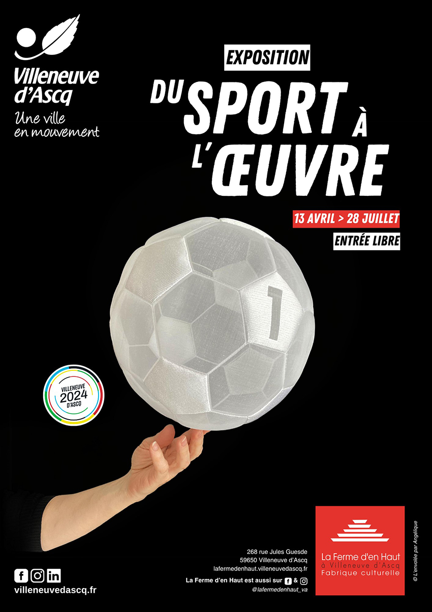 Angelique du sport a loeuvre affiche - Du sport à l'oeuvre - Quimper Brest