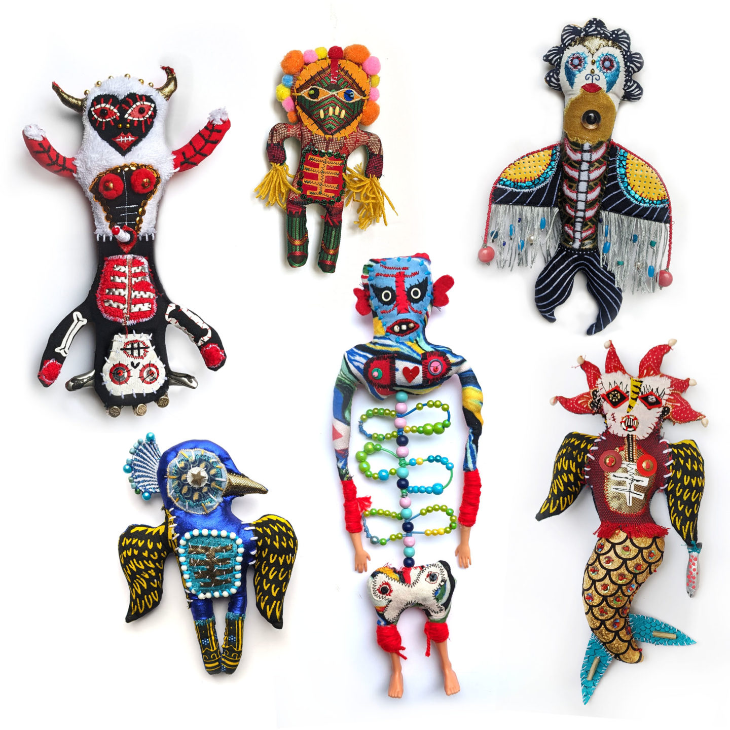 dolls frsnes 1 - Atelier d’art textile - Quimper Brest