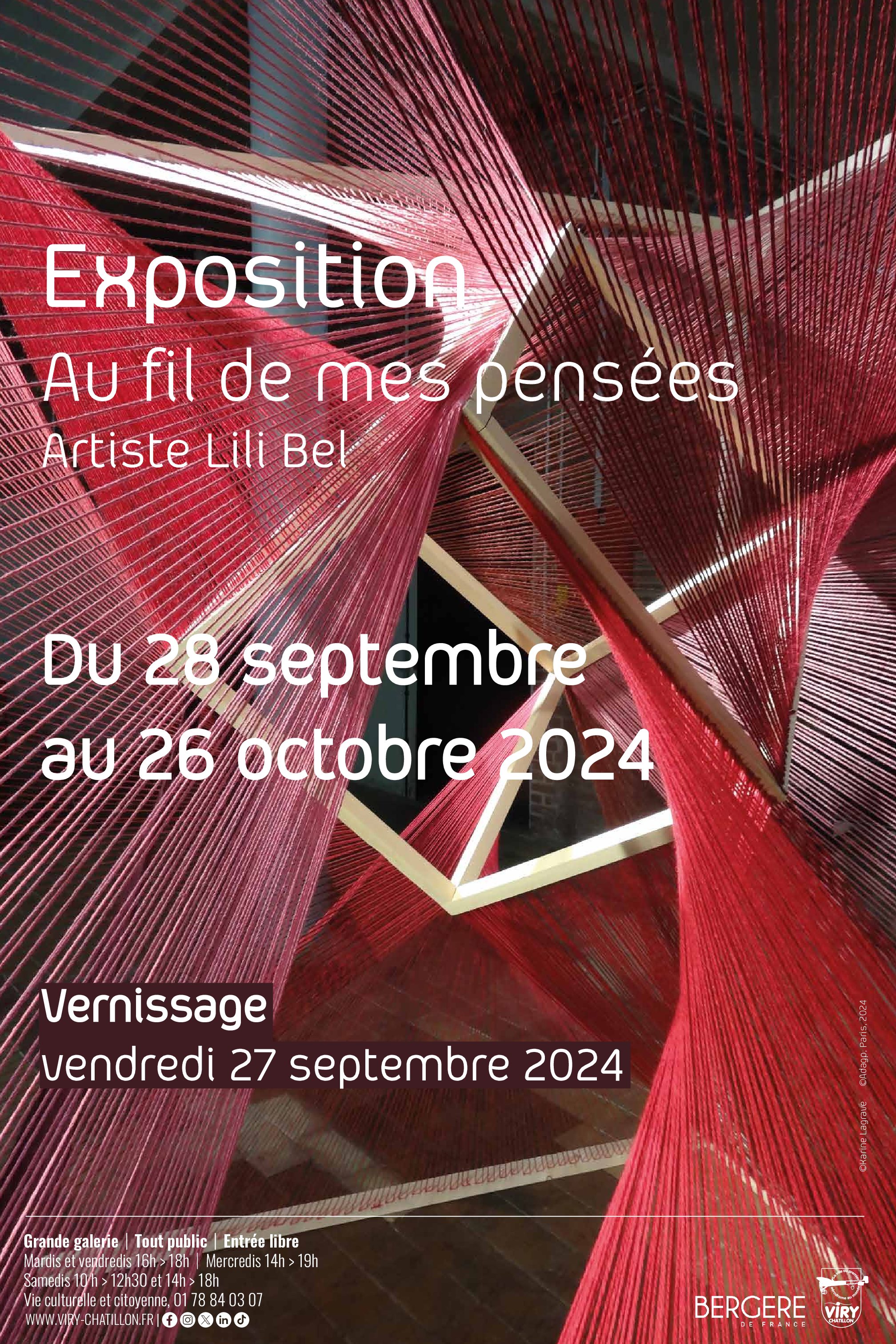 AFF AUFILDEMESPENSEES2 1 1 pdf - Exposition Lili BEL "Au fil de mes pensées" - Quimper Brest